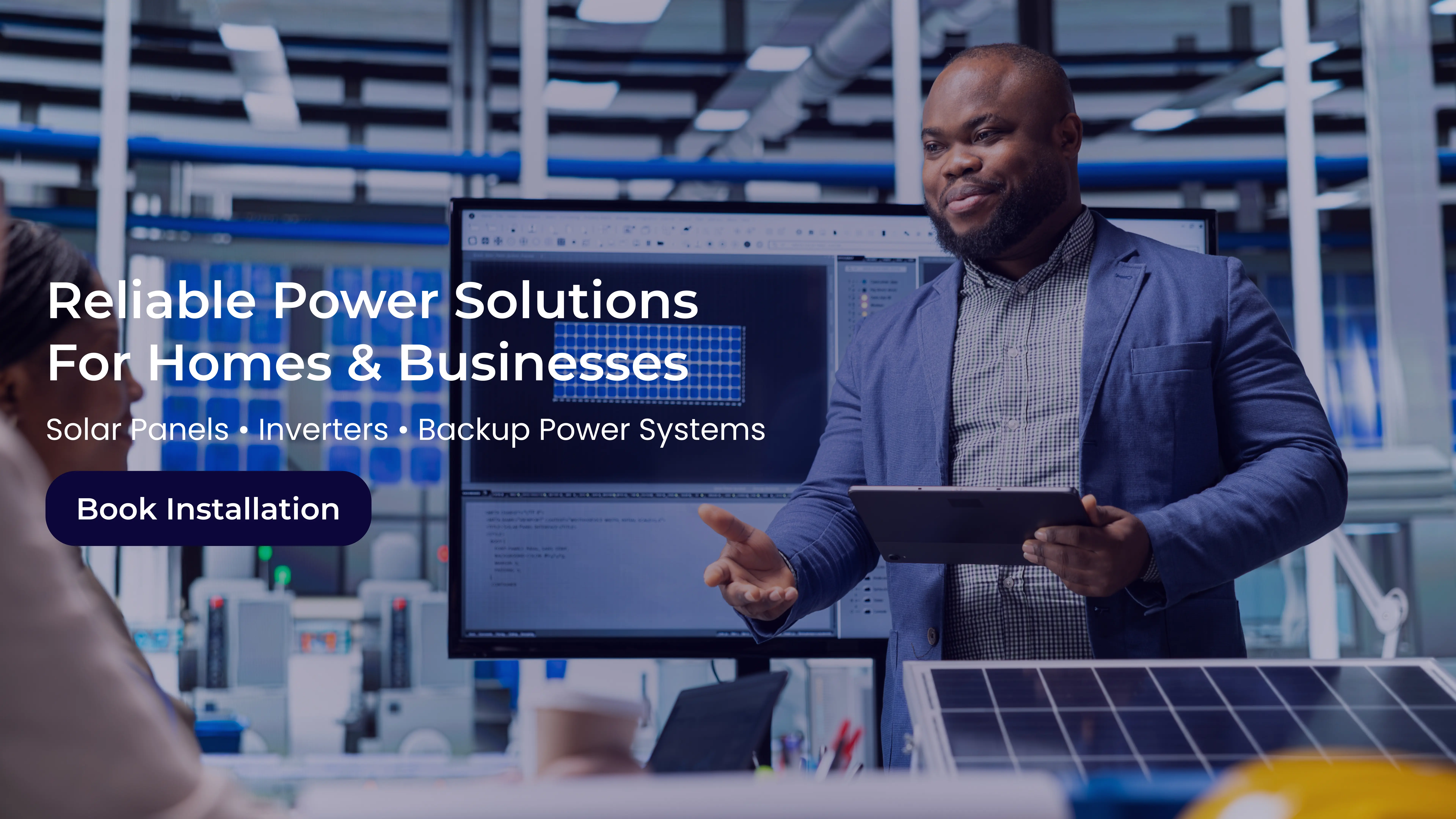 High-tech security operations center